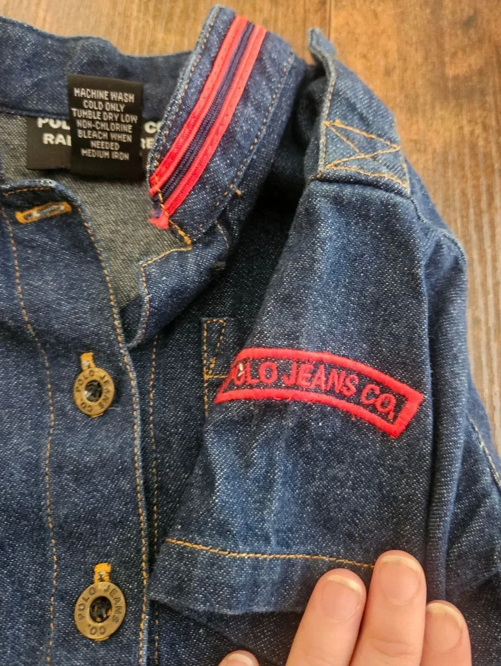 Ralph Lauren Polo Jeans Co. Denim Dress Size 2T
